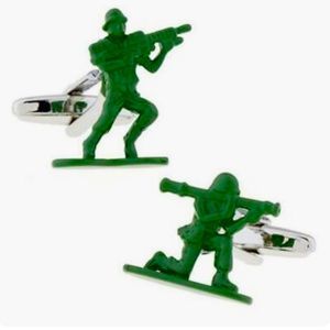 Green Army Men Cufflinks